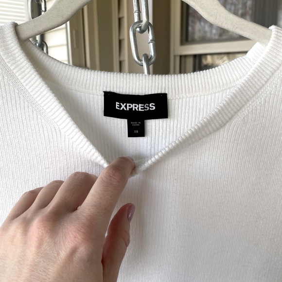 Express, Padded Shoulder, Sweater Vest! - Picture 6 of 10